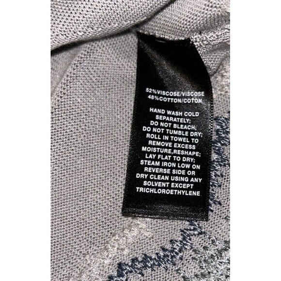 Lafayette 148 Cropped Cardigan Womens L New Metallic Gray Evening - Picture 5 of 10